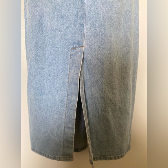 Denim  Vintage Maxi skirt size 9 - Picture 2 of 6